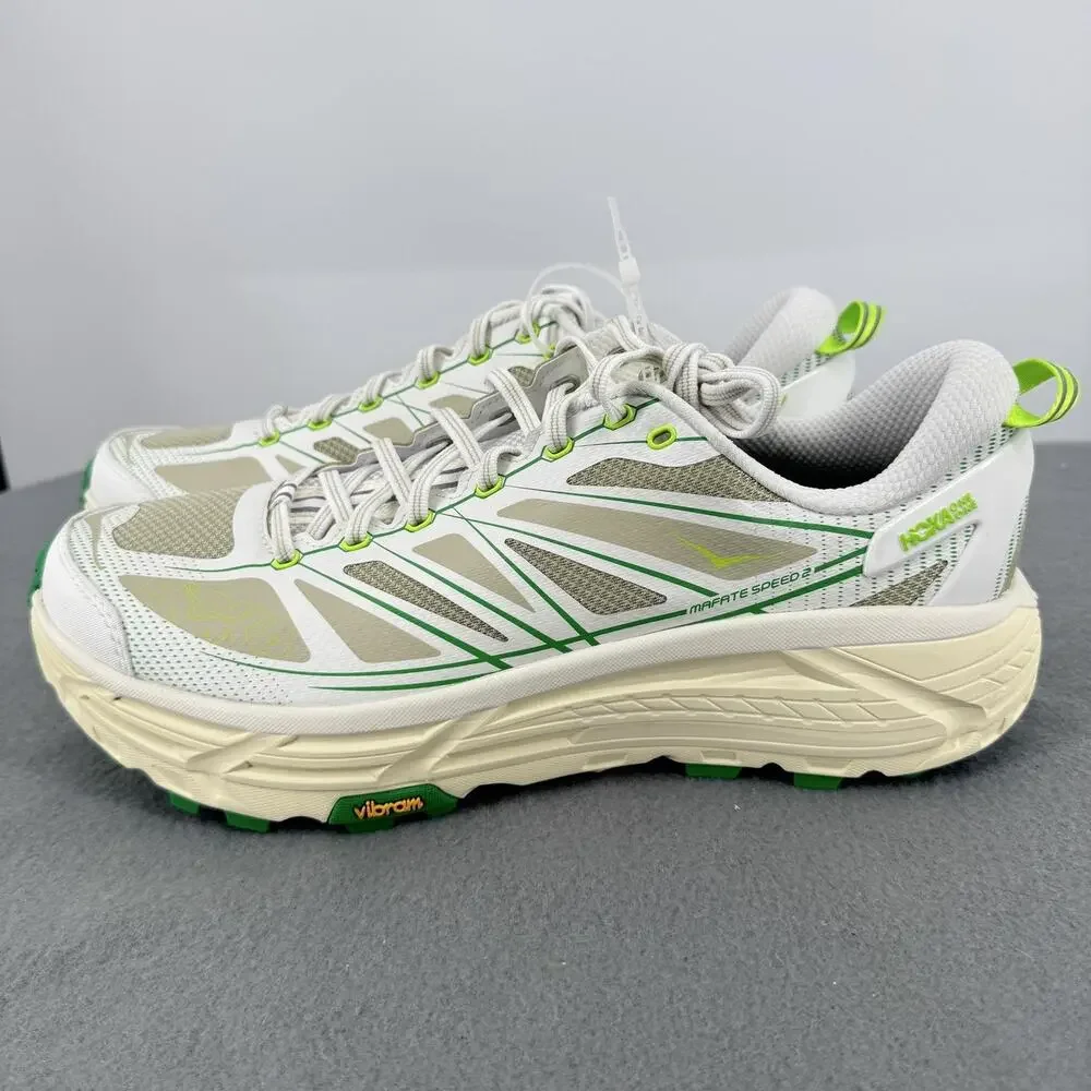 Hoka One One Mafate Speed 2 Shoes Mens Size 13 White Trail Sneakers 1126851WTFR